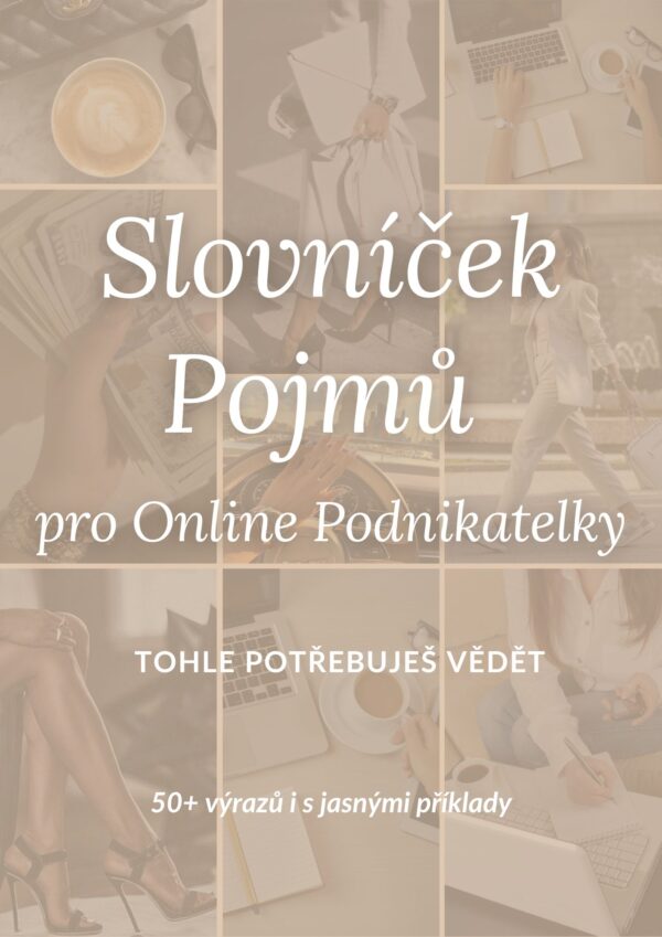 Slovníček Pojmů pro Online Podnikatelky Tohle potřebuješ vedět