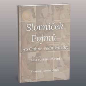 Slovnicek pojmu pro online podnikani - mockup