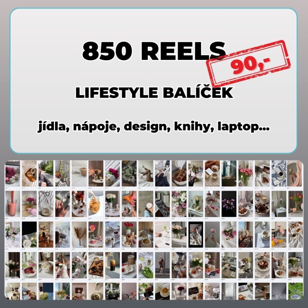 850 reels lifestyle pro podnikatelky